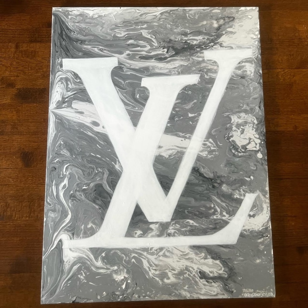 Louis Vuitton Hand Painted Canvas